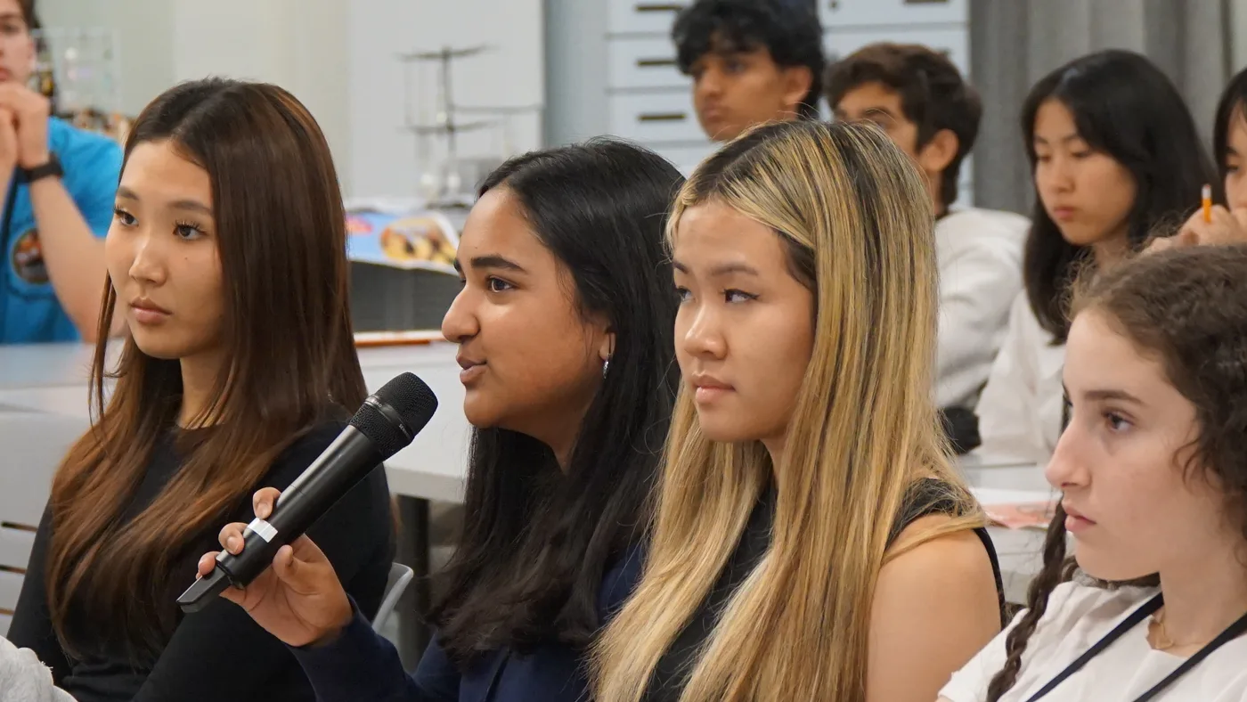 Q&A time, Youth Innovation Workshop